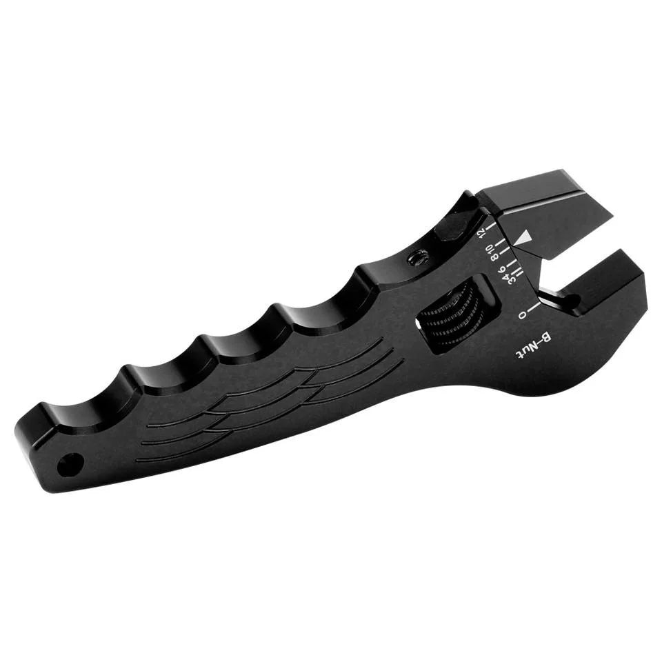Adjustable Aluminium AN Fitting Spanner Wrench AN3 to AN12, 0-33 mm, Red