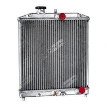 Load image into Gallery viewer, Aluminum 4Row Radiator Shroud Fan for honda Civic EG EK DEL SOL INTEGRA 1992-00