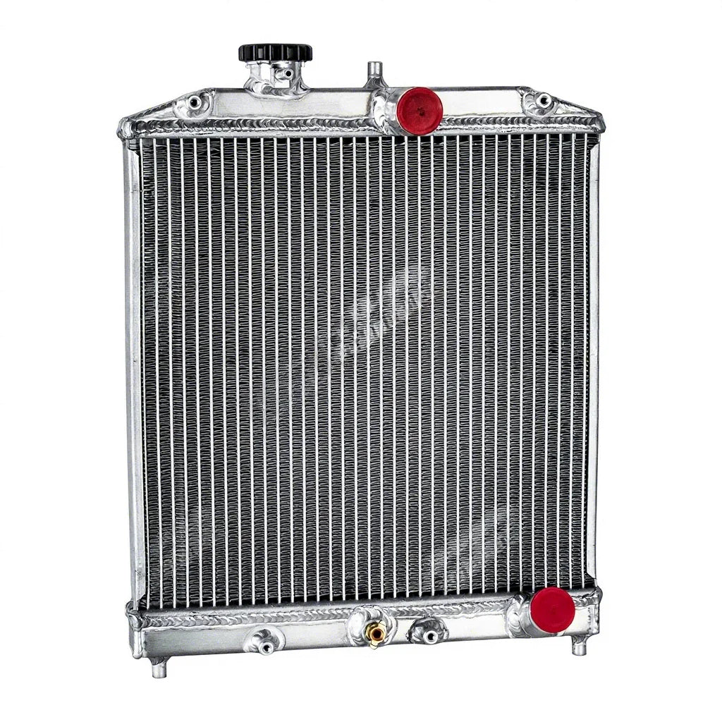 Aluminum 4Row Radiator Shroud Fan for honda Civic EG EK DEL SOL INTEGRA 1992-00