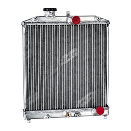 Aluminum 4Row Radiator Shroud Fan for honda Civic EG EK DEL SOL INTEGRA 1992-00