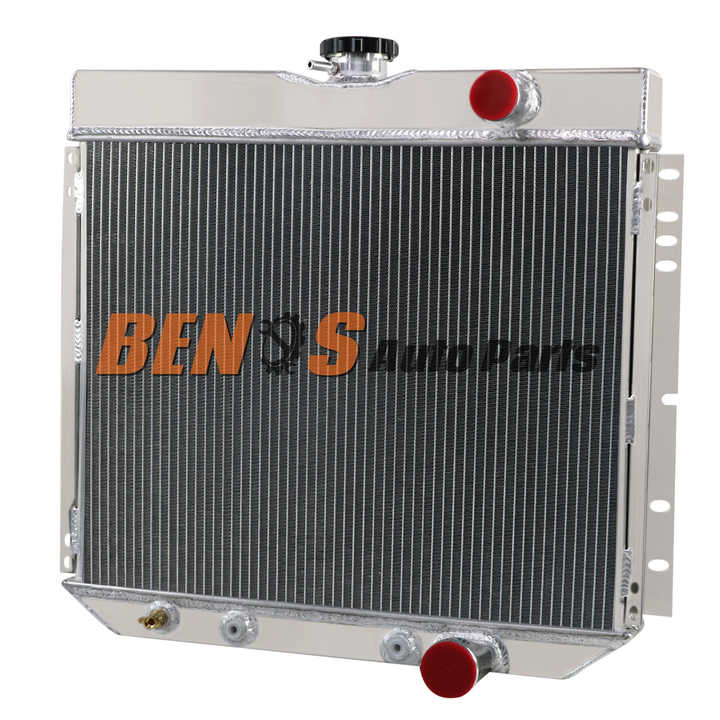 4 Row Aluminum Radiator for Ford Mustang Fairlane Falcon Mercury Cougar 1967-70 68