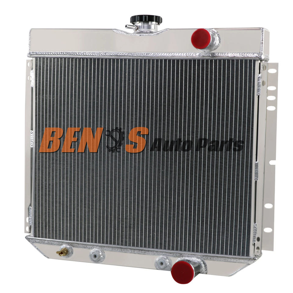 4 Row Aluminum Radiator for Ford Mustang Fairlane Falcon Mercury Cougar 1967-70 68