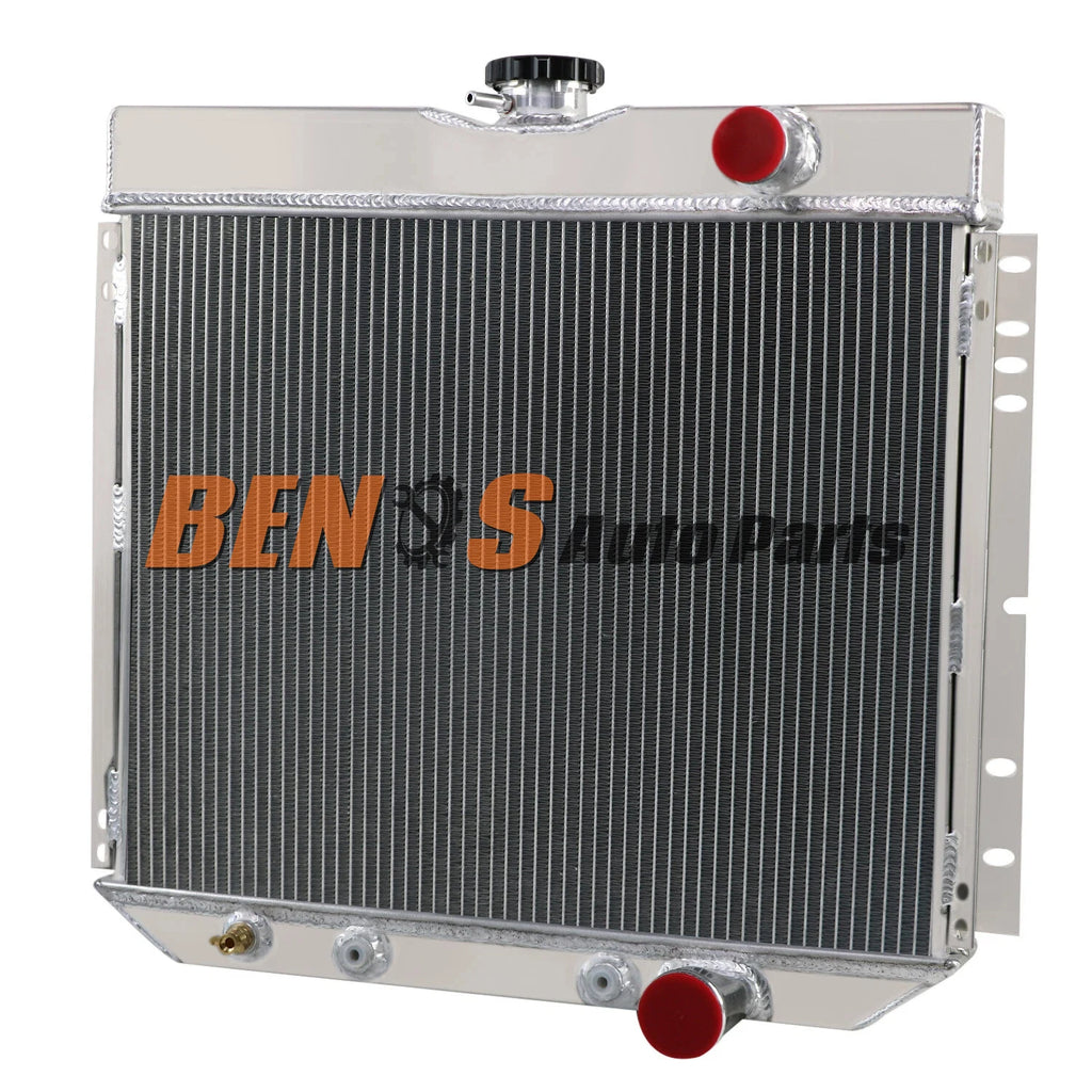 4 Row Aluminum Radiator for Ford Mustang Fairlane Falcon Mercury Cougar 1967-70 68