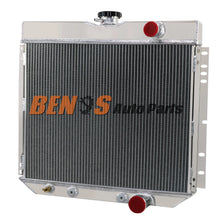 Load image into Gallery viewer, 4 Row Aluminum Radiator for Ford Mustang Fairlane Falcon Mercury Cougar 1967-70 68