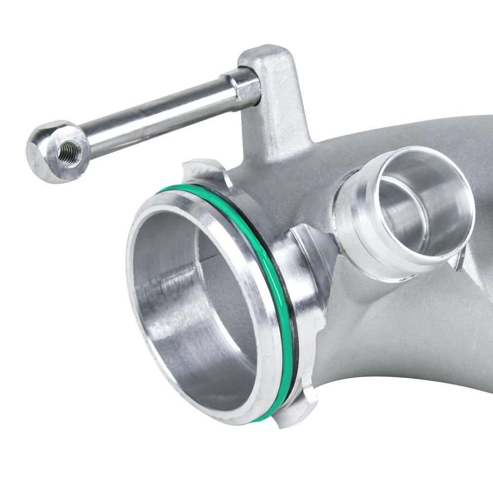 VW Golf GTI MK7 / Audi A3 S3 TT MK3 2.0T Silver Aluminium Integrated Turbo Inlet Elbow 59mm 70mm