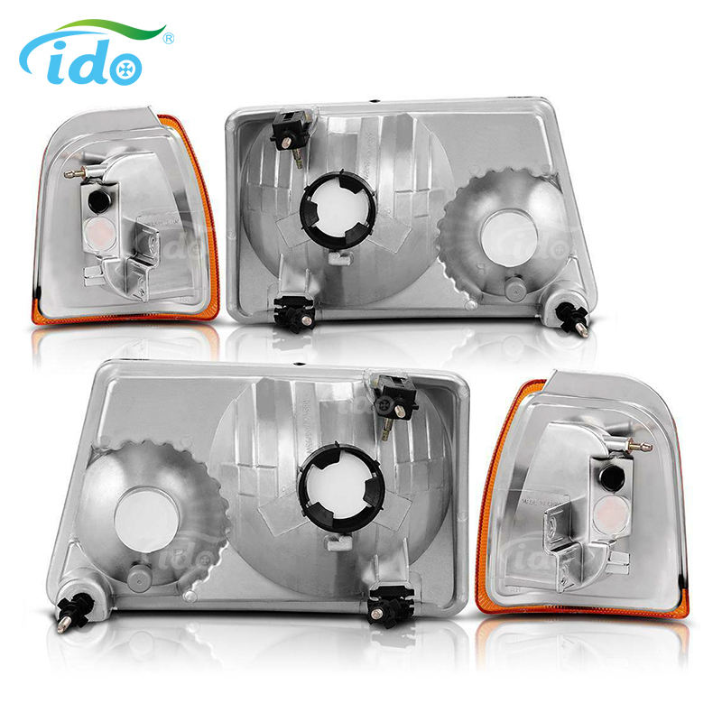 6L5Z13008BA 6L5Z13008AA Auto Car Left Right Pair LED Head Lamp Headlights for Ford Ranger 2001 - 2011