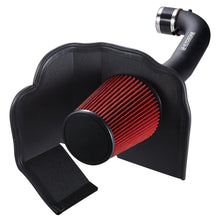 Load image into Gallery viewer, Chevrolet Silverado / GMC 1500 2014-2018 5.3L / 6.2L V8 Black and Red Aluminium Short Ram Cold Air Intake