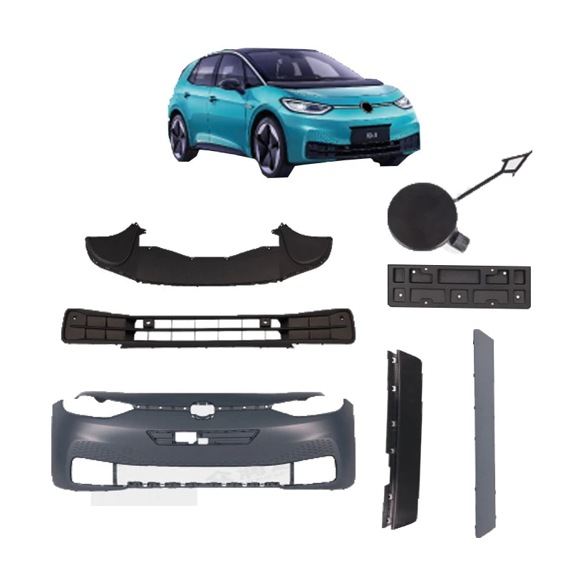 VW ID.3 2021+ Front Bumper Assembly with Accessories 10D807221 10D853877 10D805915