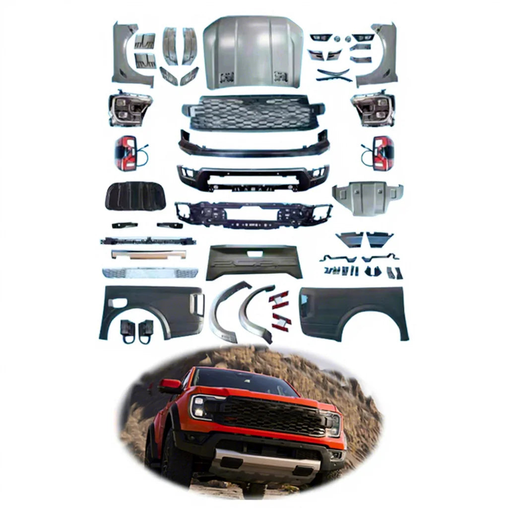 Gzdl4wd 1:1 New Next-gen Conversion Body Kit for Ranger T9 XL XLT XLS Sport Upgrade to T9  Ranger Raptor 2023+
