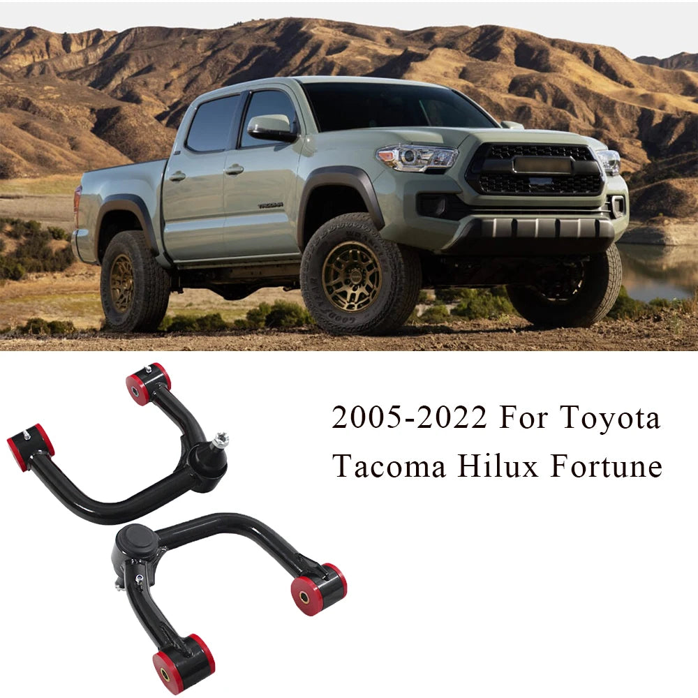 Toyota Hilux / Tacoma / Fortuner 2005-2022 Steel Front Upper Control Arms for 2-4 inch Lift