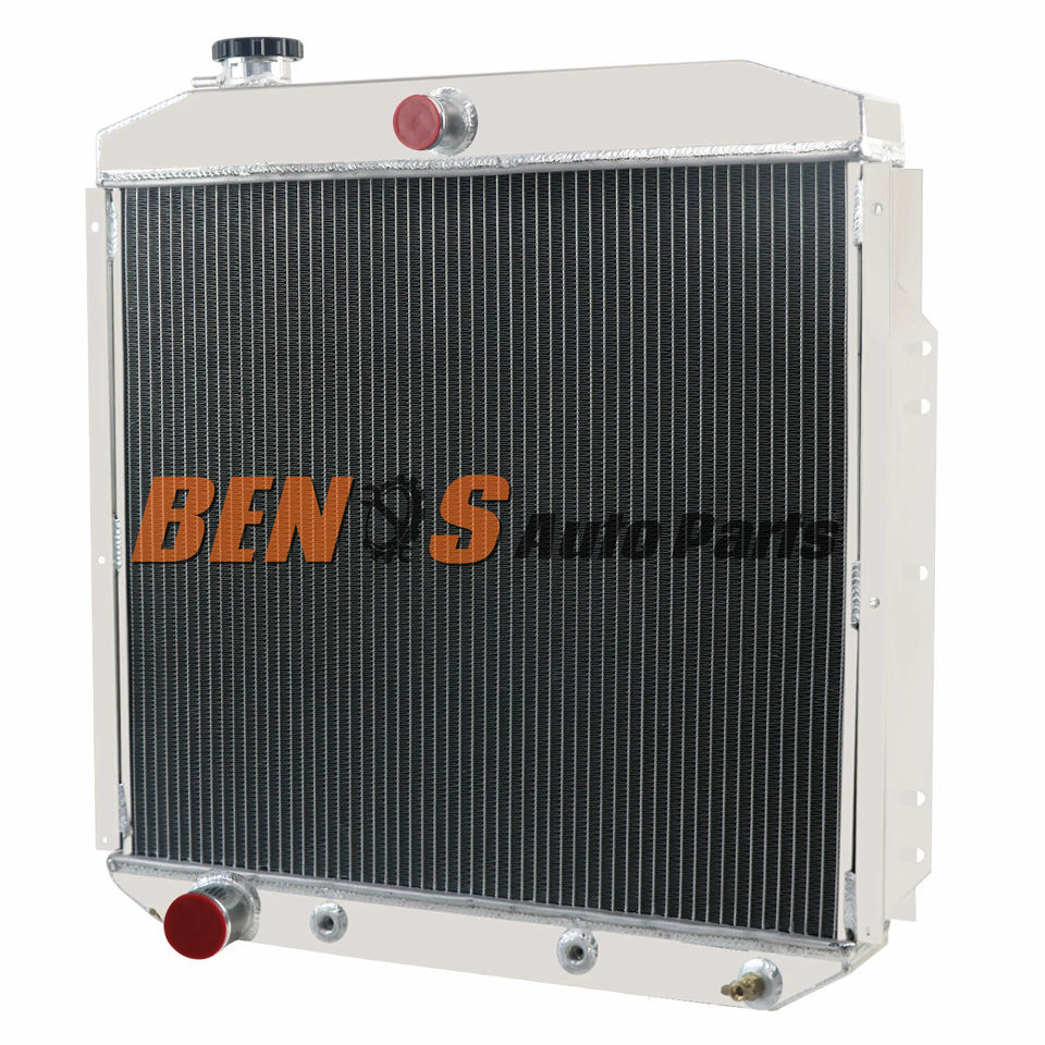 Aluminum 3-Row Radiator Cooler for 1953-1956 Ford F100 F350 F250 Truck V8 Gas US