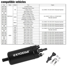 Load image into Gallery viewer, Universal Inline High Pressure Fuel Pump Installation Kit with Bracket, AN6 Adaptors