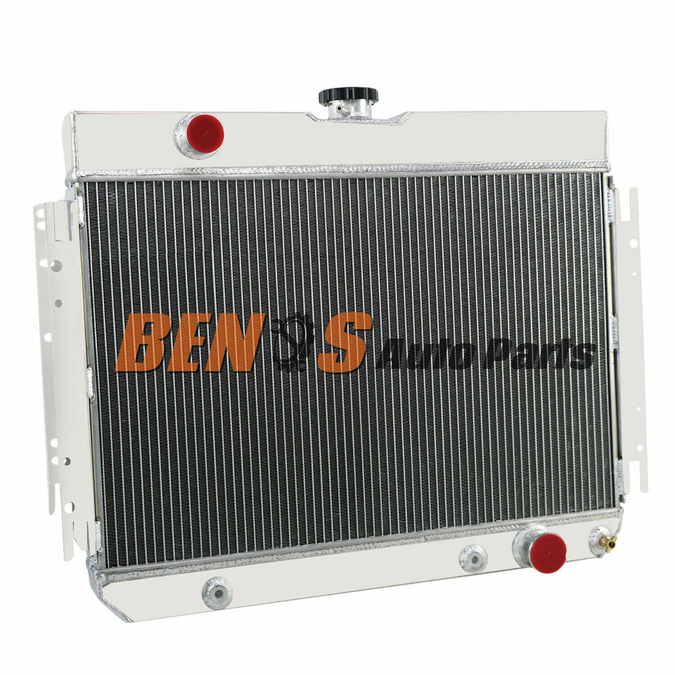 4-Row Radiator+Shroud Fan for 1963-1967 Chevrolet Impala/Bel Air/Chevelle Petrol