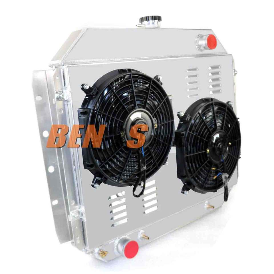 3 Row Radiator Fan Shroud FIT Ford Bronco F100 F150 F250 F350 1966-1979 1968