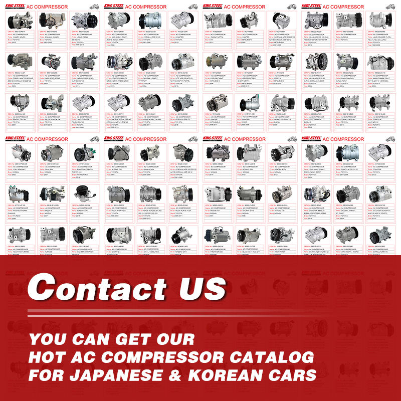 OE 88310-52321/52551/52550/0D280/2B721/2B720/52481 Auto Parts With Pulley 4PK Car 12V Air Conditioning Compressor AC for SIENTA