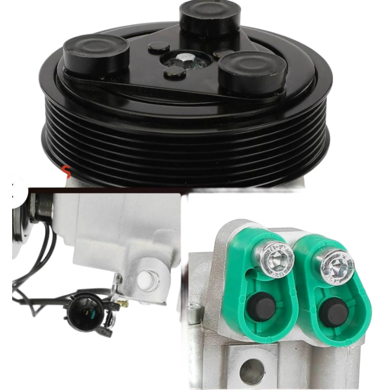 12V Auto AC Compressor for Hyundai Grand Starex H1/H200 2.5DRDI 2001-2008