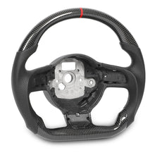 Load image into Gallery viewer, Audi R8 2010-2015 / TT / SQ5 2013-2017 Carbon Fibre Perforated Leather Flat-Bottom Steering Wheel