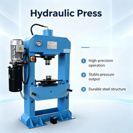 Reliable Adjustable Pressure Hydraulic Press, Great for Bearing Press-fitting Sheet Metal Bending with Easy Maintenance Design