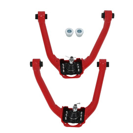 Infiniti G35 2003-2007 / Nissan 350Z 2003-2009 Red Adjustable Front Upper Camber Control Arms Kit 2pcs