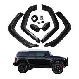 Off Road 4X4 Accessories Matte Black Car Wheel Eyebrow Arch Fender Flares for FJ Cruiser 2007-2014