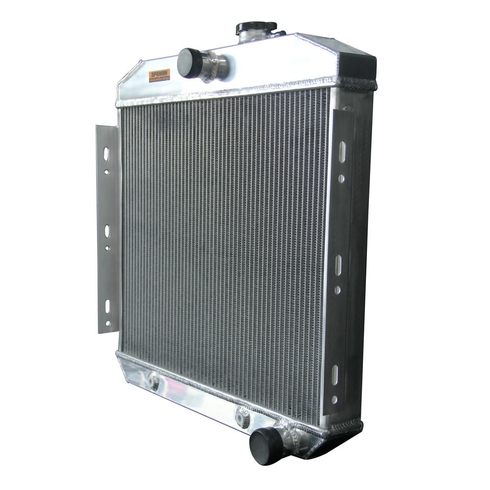 Aluminum Radiator for Chevrolet Bel Air 6Cylinder 1955 1956 Water tank - Auto Parts