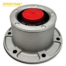 Load image into Gallery viewer, PERFECTRAIL 343-4024 Manufacturer Trailer Parts 6 Hole Aluminum Wheel Hub Center Cap for Freightliner for Volvo for Kenworth