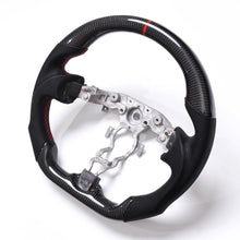 Load image into Gallery viewer, Nissan 370Z 2008-2020 Real Carbon Fibre Three-Spoke Sports Steering Wheel