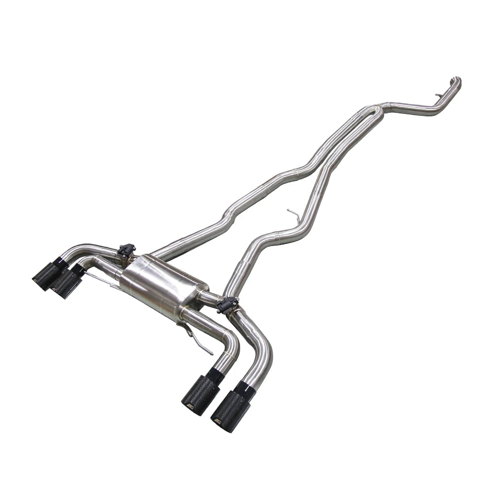 BMW M240i G42 2022+ B58 3.0T Stainless Steel 4-Tip Valved Sport Catback Exhaust System