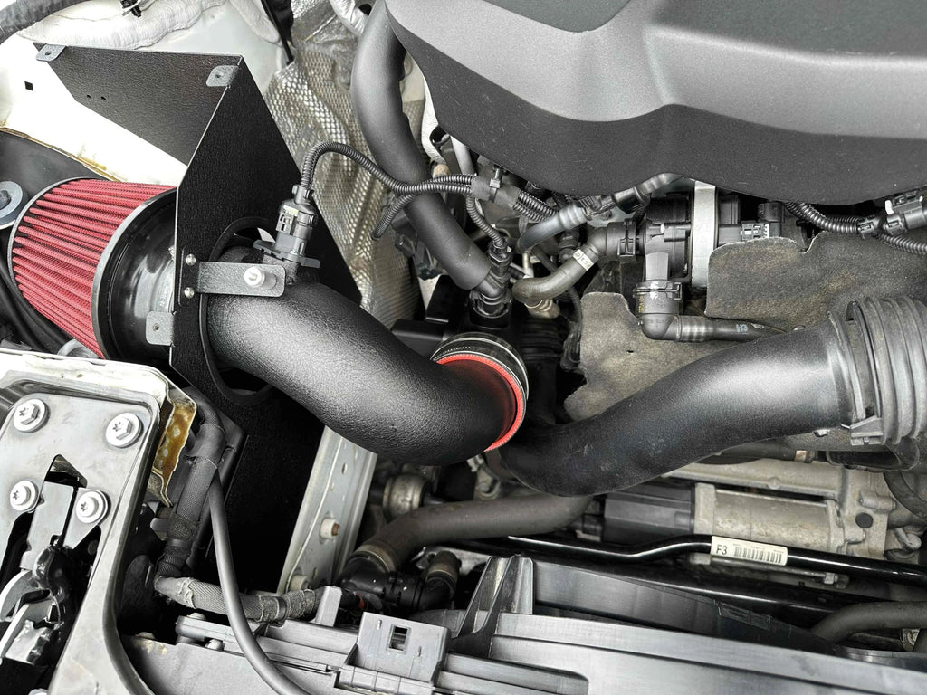 BMW F3X B48 2.0L 3 inch Aluminium Air Intake - Black and Red