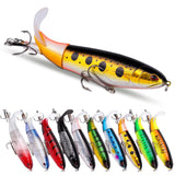 10pcs Topwater Pencil Fishing Lure Kit – 0.46 oz Each, Ideal for Bass, Trout & More