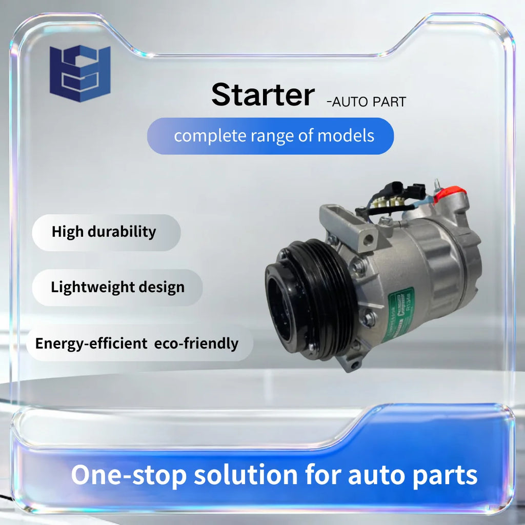 Powerful 12V Starter Motor for Cold Starts, Compatible with 1.4-2.0 Liter Turbocharged Gasoline Engines. Factory Direct Supply
