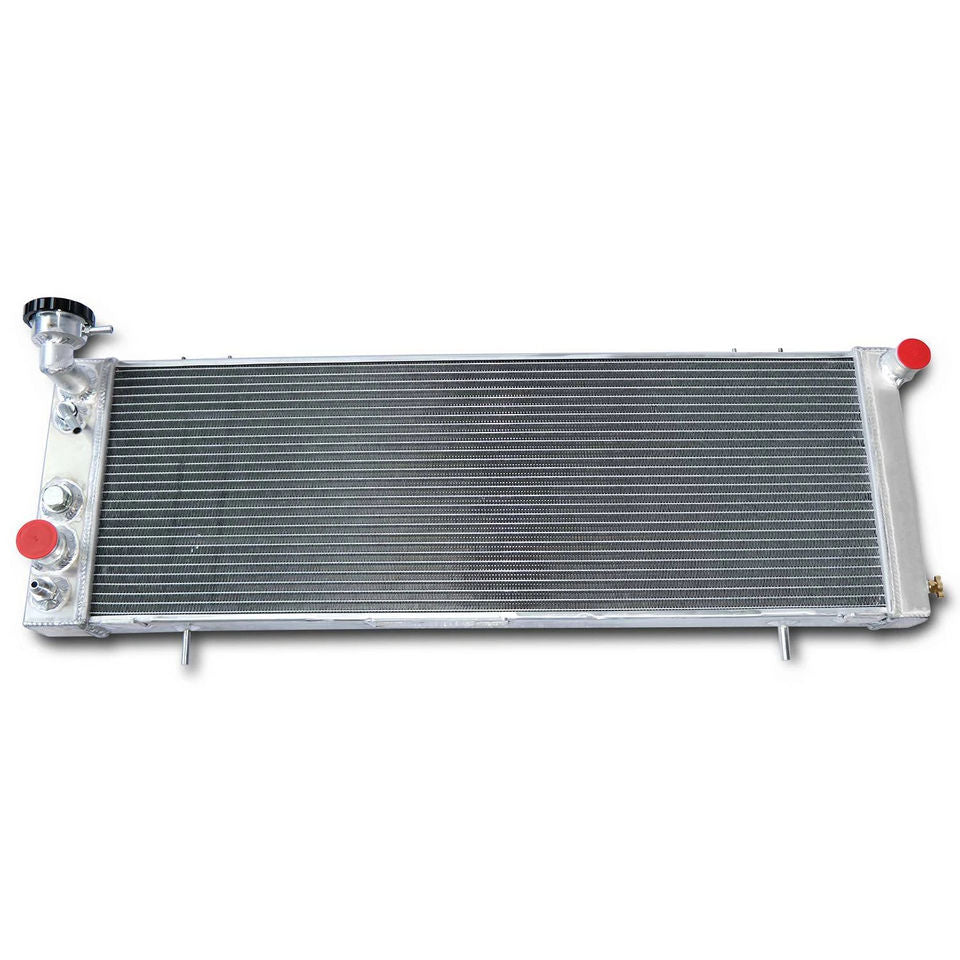 Aluminum Radiator + Shroud Fan Relay for 1991-2001 Jeep Cherokee XJ Comanche