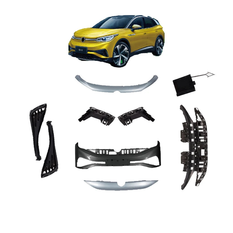 VW ID.4 X 2020+ Front Bumper Assembly & Accessories 11D807231 11D853053 11D807185B