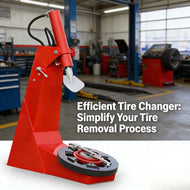 High Performance Tire Changer, Hydraulic Chuck, Stable Clamping, Excellent for Daily Tire Repair Work