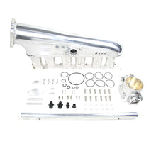 Load image into Gallery viewer, Toyota 2JZ Silver Billet Aluminium Intake Manifold with Throttle Body and Fuel Rail