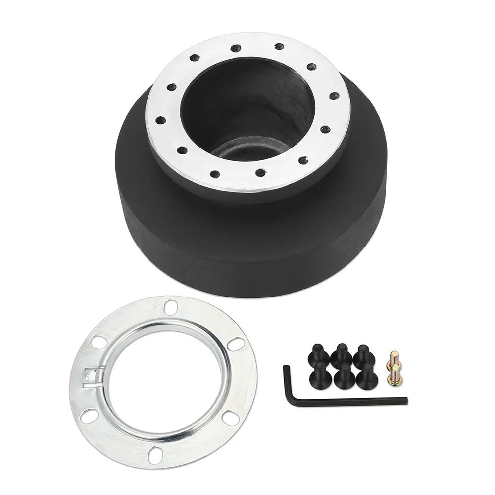 BMW E36 Aluminium Steering Wheel Hub Adapter Boss Kit - Black