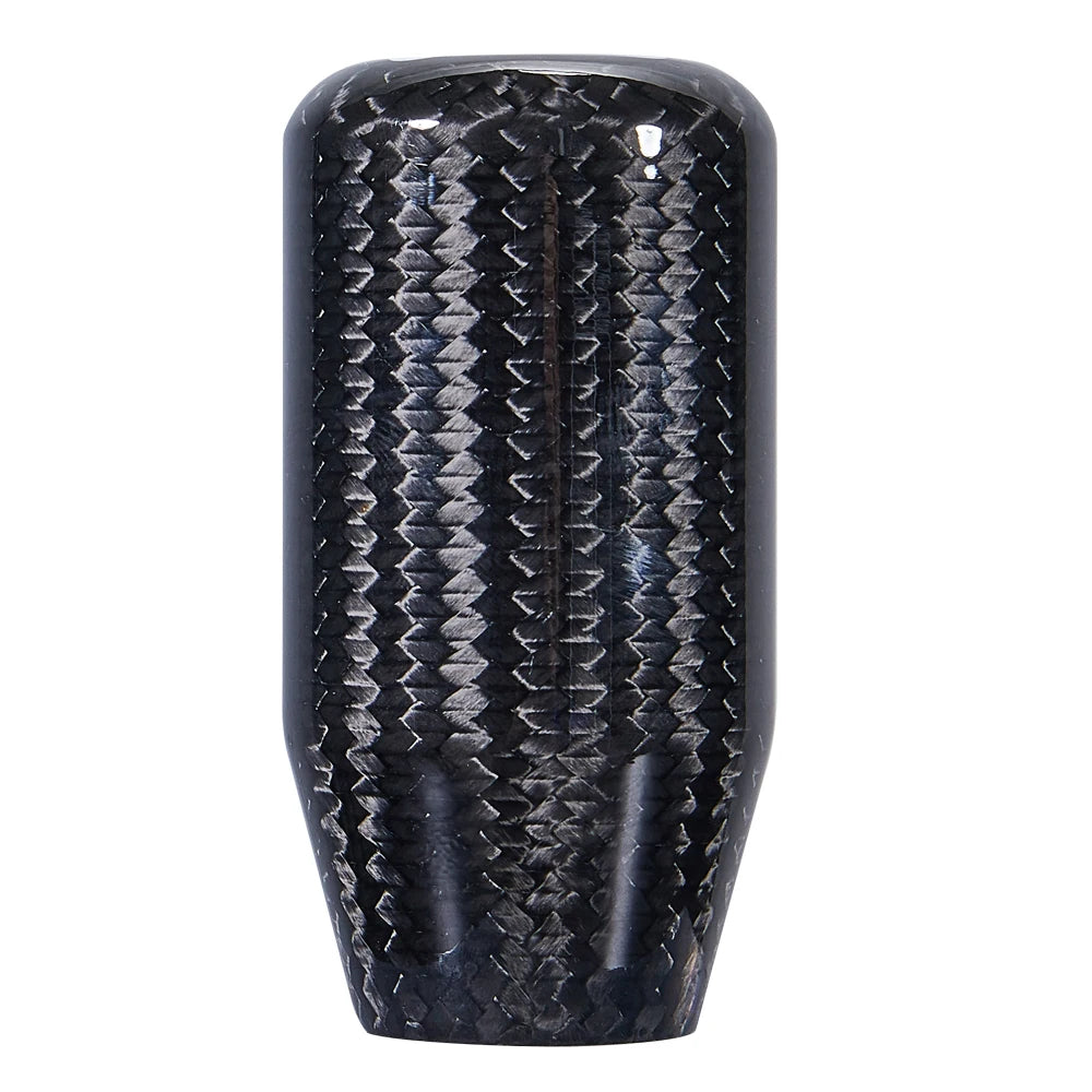 Universal Carbon Fibre and Aluminium Manual Transmission Gear Shift Knob, Black