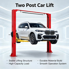 Load image into Gallery viewer, High Efficiency Vertical Car Lift Reliable Safety Lock Design Fit for Workshop Garage SUV Sedan Lifting Solution