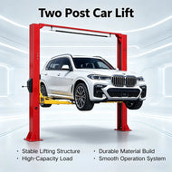 High Efficiency Vertical Car Lift Reliable Safety Lock Design Fit for Workshop Garage SUV Sedan Lifting Solution