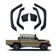 Load image into Gallery viewer, Factory Abs Black Wheel Arches Fender Flares Kits for Land Cruiser 79 Series LC79 2024 Dual Cab LC70 Car Fenders