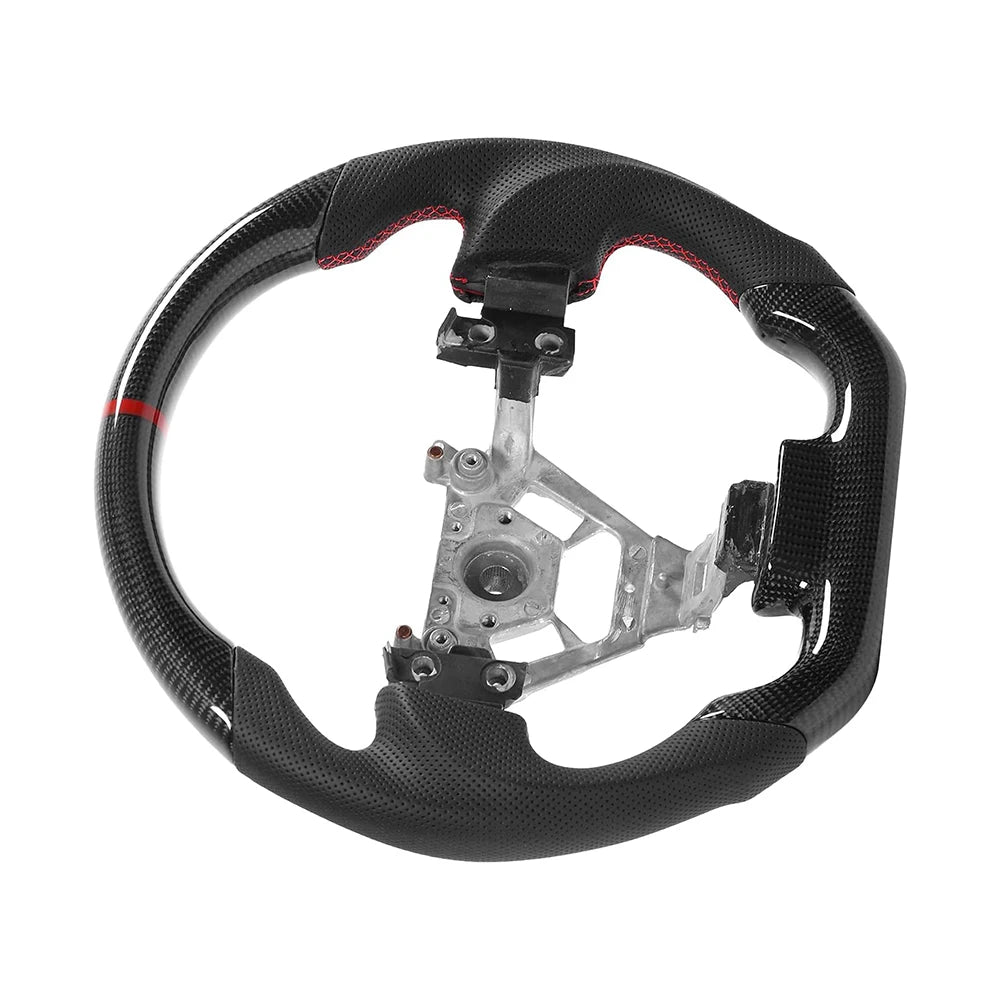 Nissan 350Z Real Carbon Fibre and Leather Three-Spoke Sports Steering Wheel