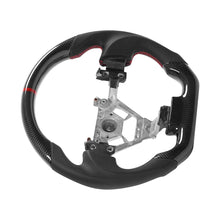 Load image into Gallery viewer, Nissan 350Z Real Carbon Fibre and Leather Three-Spoke Sports Steering Wheel