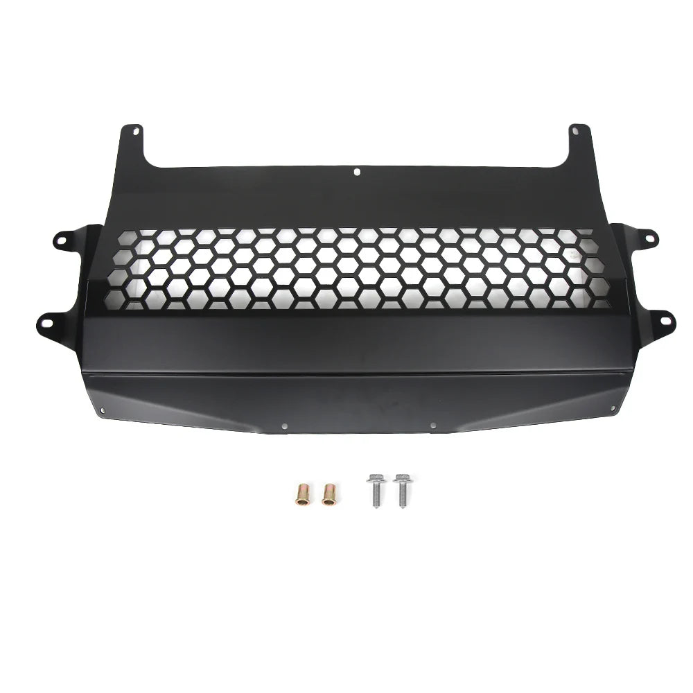 BMW M3 F80 / M4 F82 / F83 2014-2020 Black Oil Cooler Lower Engine Guard Skid Plate - 2mm