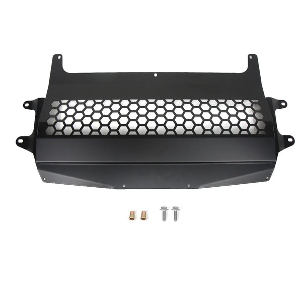 BMW M3 F80 / M4 F82 / F83 2014-2020 Black Oil Cooler Lower Engine Guard Skid Plate - 2mm