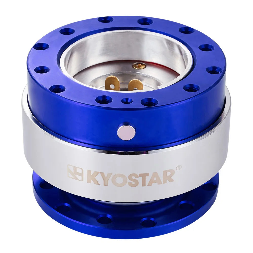 Universal Aluminium Steering Wheel Quick Release Control Hub, Black / Purple / Red / Blue