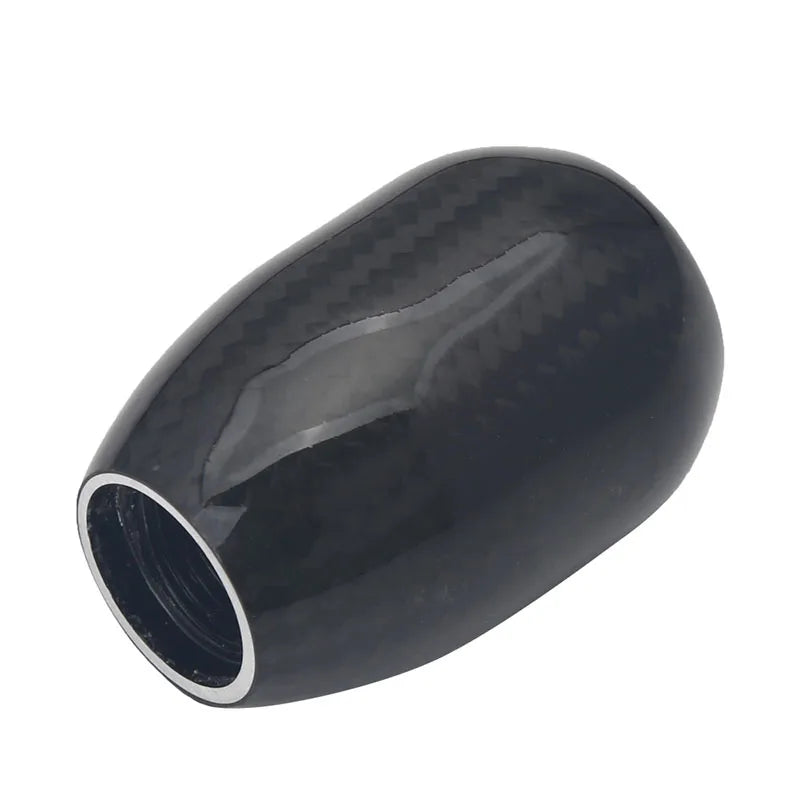 Universal Carbon Fibre Type-A Gear Shift Knob with M8 M10 M12 Adapters, Manual and Automatic