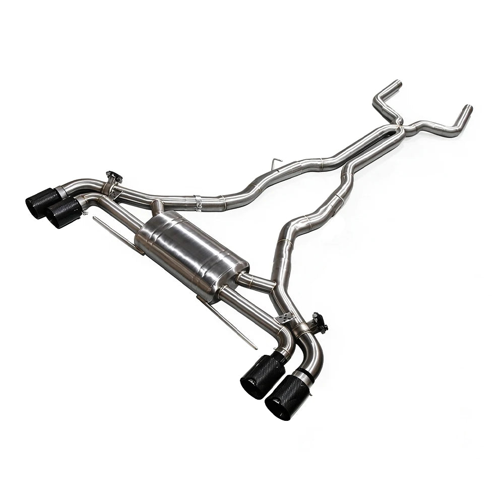 BMW X5 M F95 / X6 M F96 2020-2023 S63 4.4T V8 Stainless Steel Quad-Tip Valved Cat-Back Exhaust