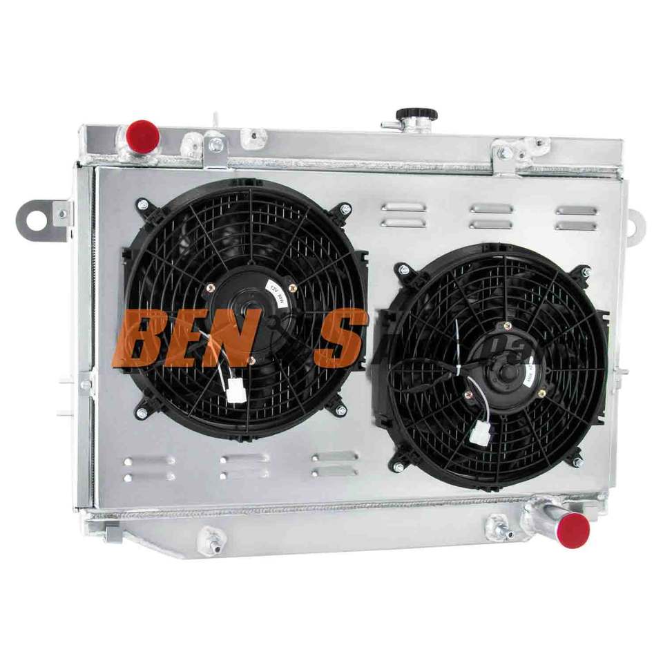 4 Row Radiator Shroud Fan for 1998-2007 2005 Toyota Landcruiser/Lexus LX470 4.7L