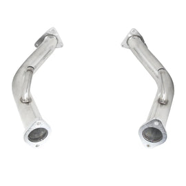 Nissan 370Z Z34 / Infiniti G37 V36 2009-2016 VQ37VHR 3.7L V6 Polished Stainless Steel Lower Downpipe Set