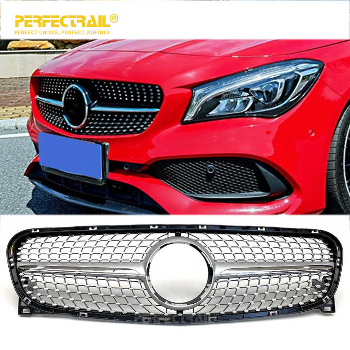 PERFECTRAIL A1568803400 Factory Auto Car Body Parts Diamond Style Centre Front Grille for Mercedes Benz GLA W156